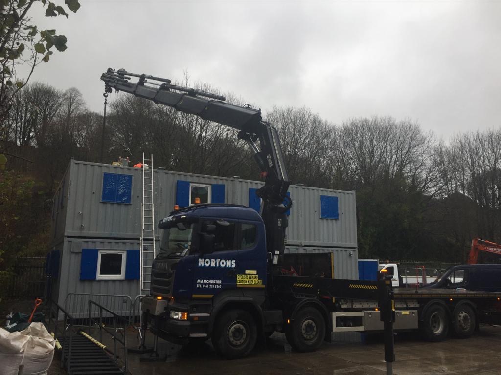 Let us lift & move your containers & cabins